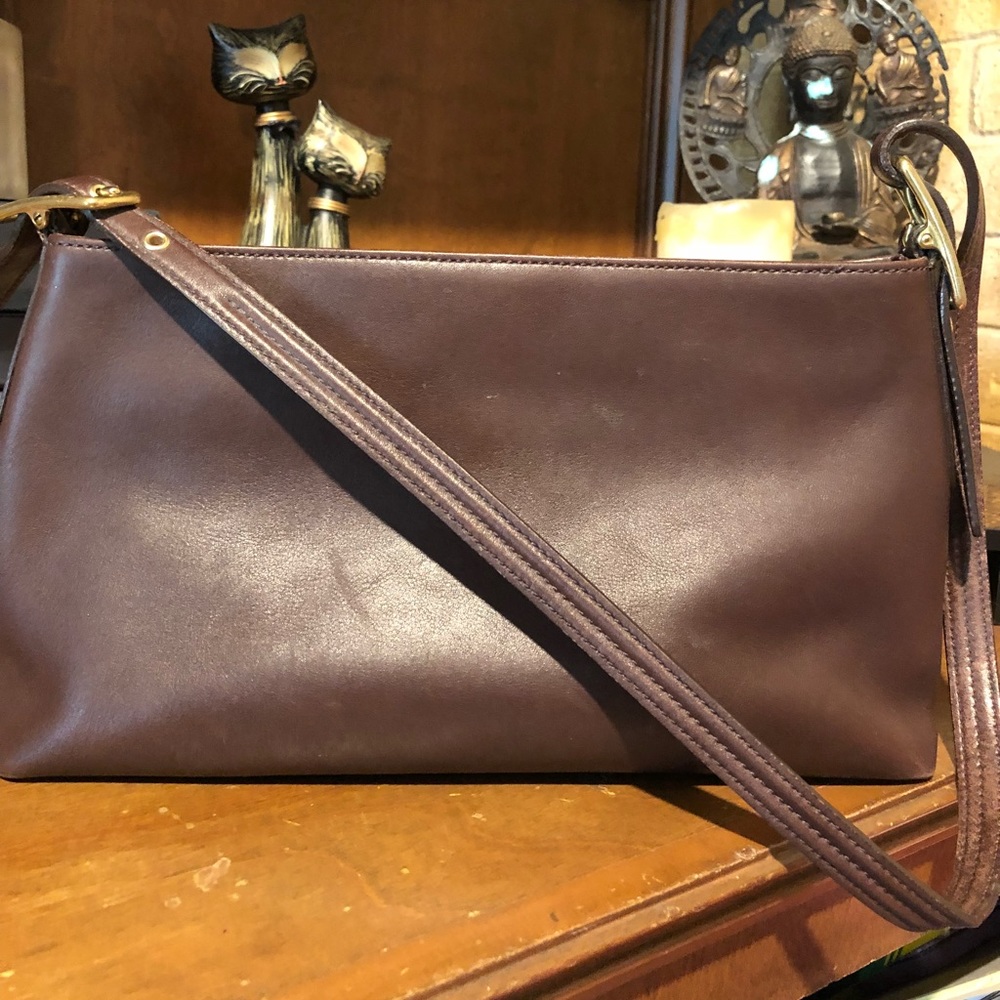 Dark Brown Coach Leather Bag (vintage)